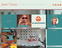 Tablet Screenshot of janetvarney.com